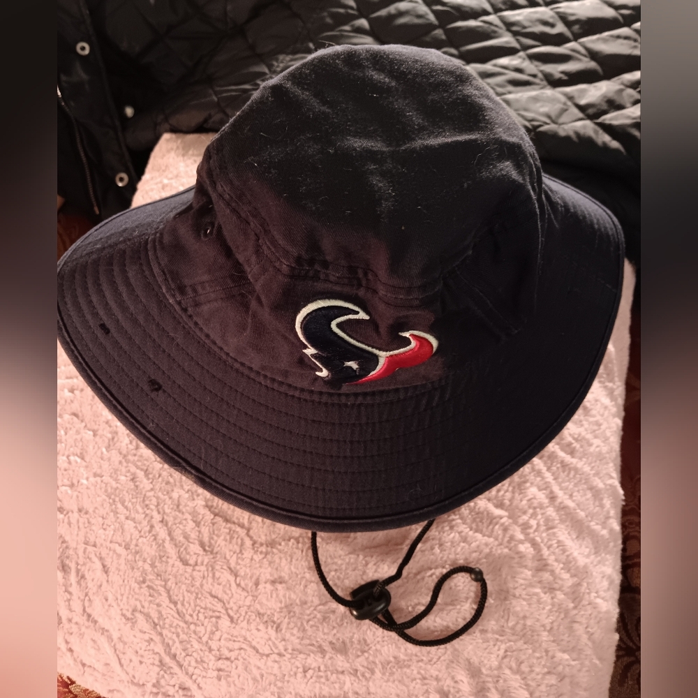 Houston Texans Reebok Mens Bucket Hat sz. Small/Medium New NFL